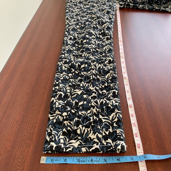 NWOT Tory Burch Blaire Floral Print Skinny Sz 29 - Picture 3 of 8